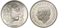 *Charles III 2025 silver proof 2oz John Lennon