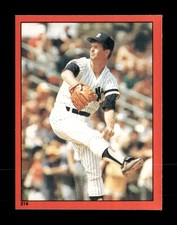 1982 O-Pee-Chee Stickers #214 Tommy John New York Yankees