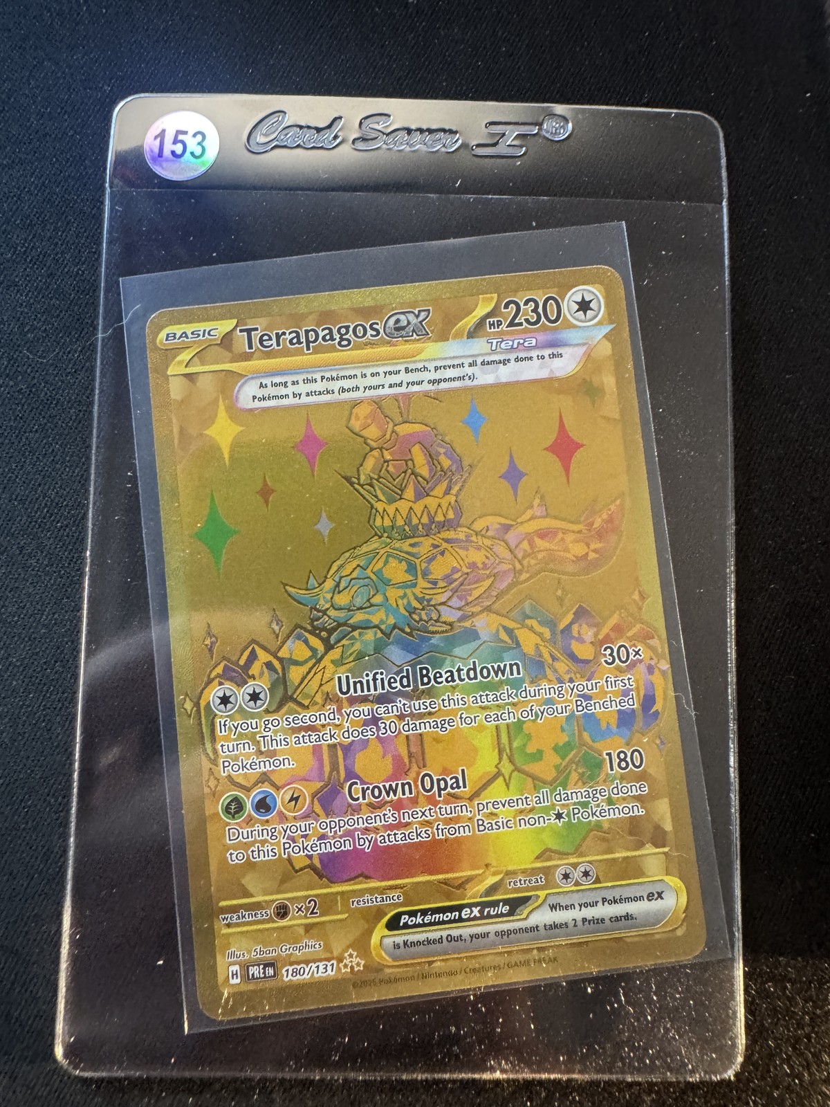Terapagos ex #180/131 SV: Prismatic Evolutions NM/NM+