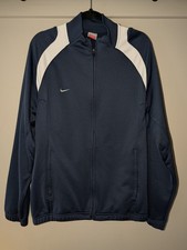 Nike Dri Fit Zip Up Navy Blue Jacket Mens Size Medium