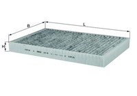 Mahle Innenraumfilter Lak 46 Aktivkohlefilter FüR Audi 4A2 4A5 4B5 C5 4B2 C4 100