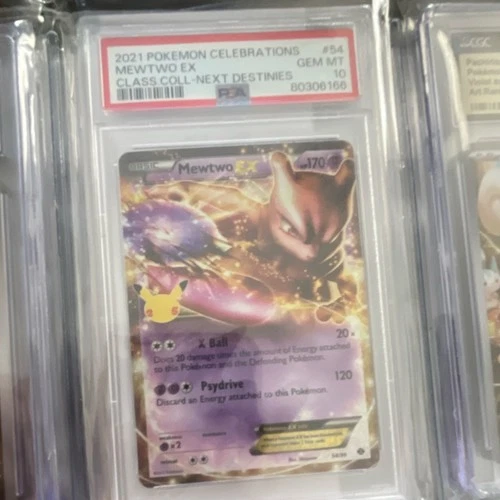 Pokémon Mewtwo EX 54/99 Celebrations Classic Collection Holo EX PSA 10