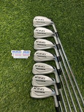 Cobra King Forged Tec 4-PW KBS Regular Flex Champkey Grips RH