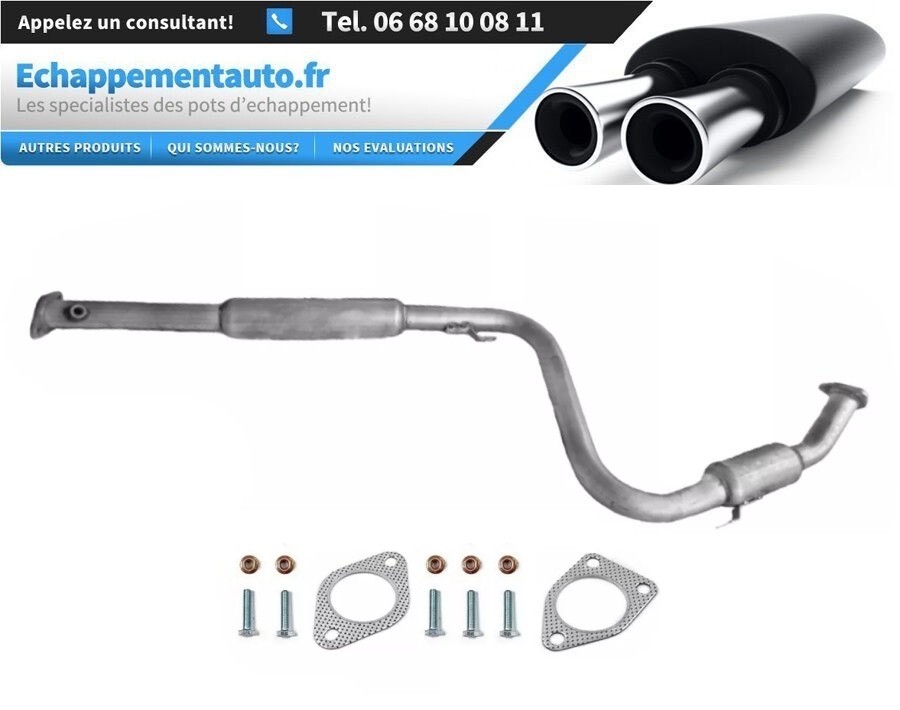 Échappement central Mitsubishi Galant 2.5 V6 anti-corrosion MR224083