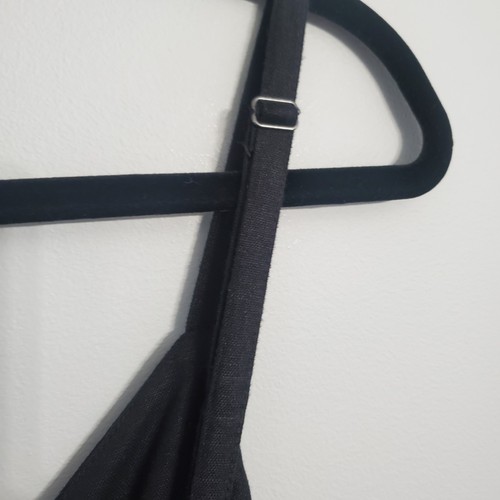 Simply Vera Vera Wang Black Tie Front Jumpsuit Linen Blend Boho Beach Nwot XXL - Picture 7 of 19