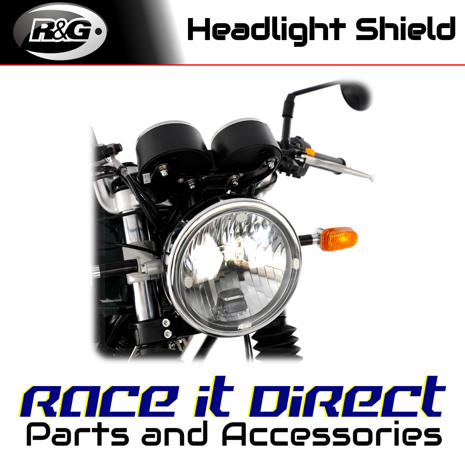 Headlight Shields for Royal Enfield Himalayan 2017-2023 R&G