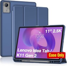Slim Trifold Stand Cover Case for Lenovo Idea Tab 11" 2025, Shockproof TPU Back