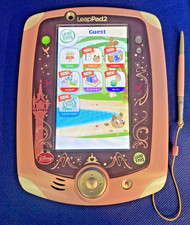 LeapFrog LeapPad 2 Explorer + 19 Learning Game Cartridges Disney Lot