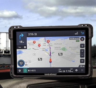 RAND MCNALLY TND-1050 LM TND1050 10'' TRUCK GPS LATEST MAPS 1 YEAR WARRANTY