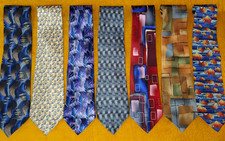 7 JERRY GARCIA / GRATEFUL DEAD batch 26  MENS TIES  59"  FULL COLOR WARDROBE