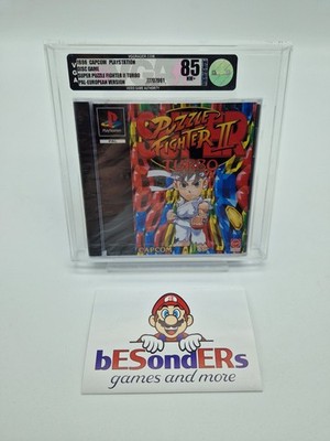 Super Puzzle Fighter II Turbo - VGA 85 - SEALED - Playstation 1 PS1 - PAL