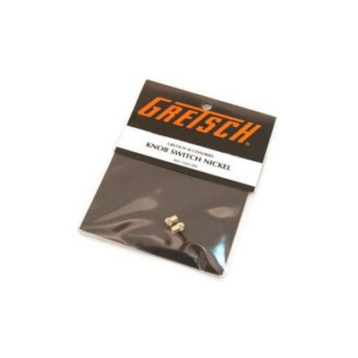 Gretsch Schalterknopf, schraubbar Nickel, 2 Stück
