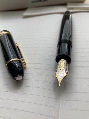 Montblanc Meisterstück 149 Gold-Coated Füllfederhalter - extra feine 18K Feder