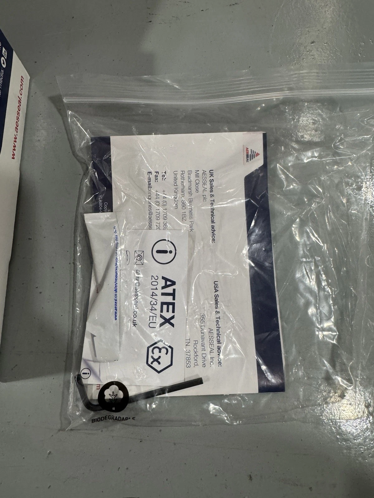 AESSEAL Netzero Single Cartridge CSSN-R 40mm 12162797 Brand New 5
