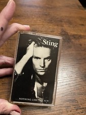 Sting Cassette Tape NOTHING LIKE THE SUN. GREAT CONDITION