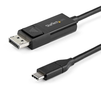 StarTech.com USB C/DisplayPort Kabel 2,0 m schwarz, 1 St.