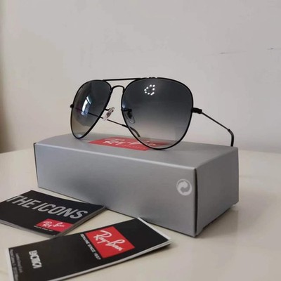 Ray-Ban Aviator Large RB3026 003/62mm Silver Frame/Gray Lens Sunglasses 62mm Ray Ban Aviator RB3026 Sunglasses 62mm Gray Lens/Silver  main image 3