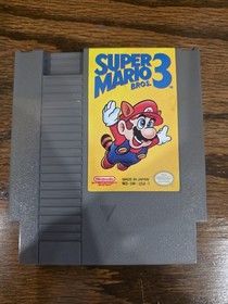 Vintage Super Mario Bros. 3 (NES, 1990) Authen. Nintendo Cartridge, Box, Sleeve 
