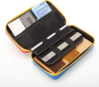 Ski and Snowboard Waxing Kit with Brush and Tuning Tools for Travel
