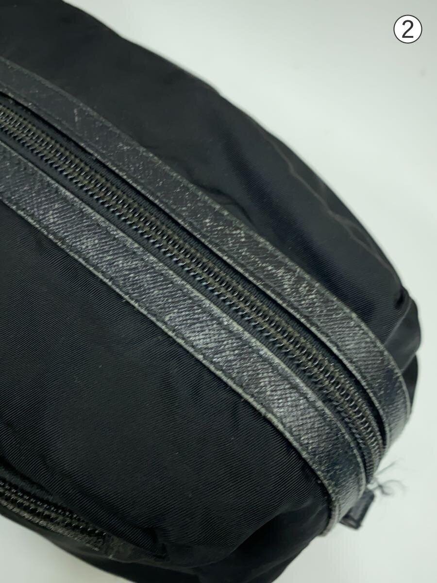 PRADA Pouch Polyester BLK Solid Authentic Rare Ex… - image 7