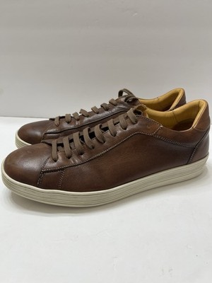 M. GEMI Netto Due Sneaker Italian Bufalino Leather Walnut Men s Size EU 44 US 11