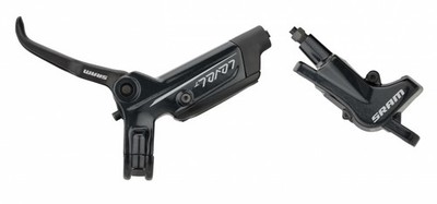 Sram Level T Vordere/Links Scheibenbremse 950 mm glänzend Schwarz