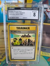 Pokemon Card Card Broken Ground Gym Neo Destiny Darkness Japanese WOTC CGC 8
