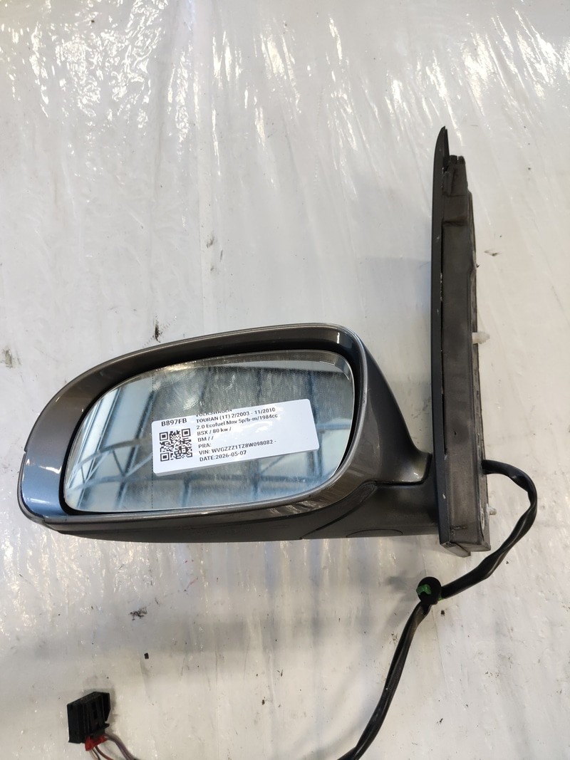 1T1857507M9B9 Specchio retrovisore est. Regolamento elettrico Sinistro VOLKSWAGEN TOURAN (1T)