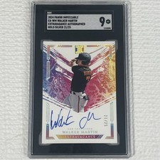 2024 Panini Impeccable WALKER MARTIN Extravagance Auto /25 SF Giants On Card