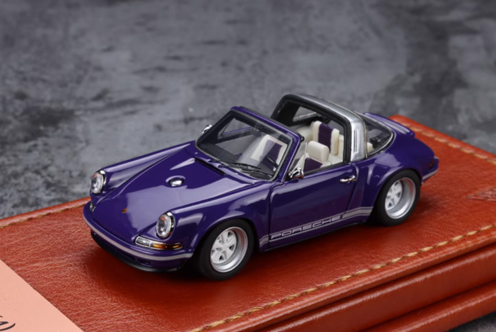 1:64 Porsche Singer 911 964 Targa Resin Diecast Model Car