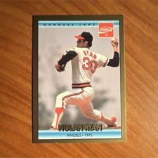 Leaf 1992 Donruss Coca-Cola Nolan Ryan Career Series #9 Los Angeles Angels Card