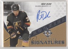 2020-21 Upper Deck Ultimate Collection Signatures Rookies Reid Duke Auto 0a2