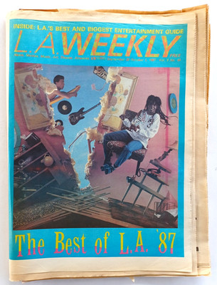 L.A. WEEKLY - Best of  L.A. ' 87 - 213 Pages - Entire Newspaper