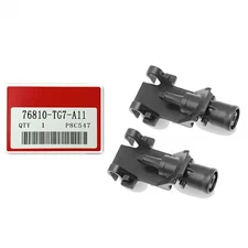 2x Front Windshield Washer Wiper Spray Nozzle For 16-21 Honda Pilot Ridgeline