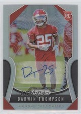2019 Panini Prizm Rookies Silver Prizm Auto Darwin Thompson #400 Auto 4l3
