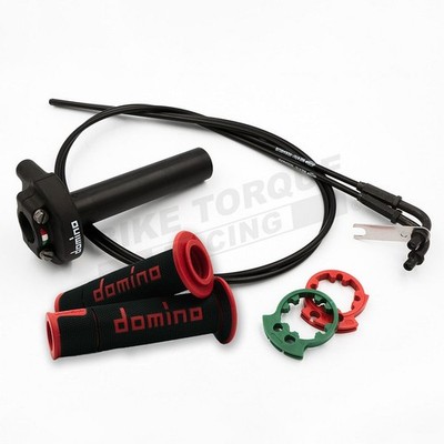 Domino XM2 Quick Action Gasgriffset mit A450 Griffen passend für Zontes Bikes