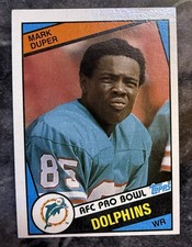 1984 Topps Mark Duper #120 NM Rookie Card RC. rookie card picture