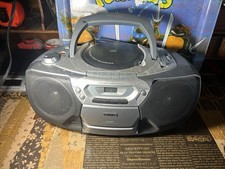 Phillips Az1007 Cd/radio/recorder For Parts Cd Works Speakers Do Not