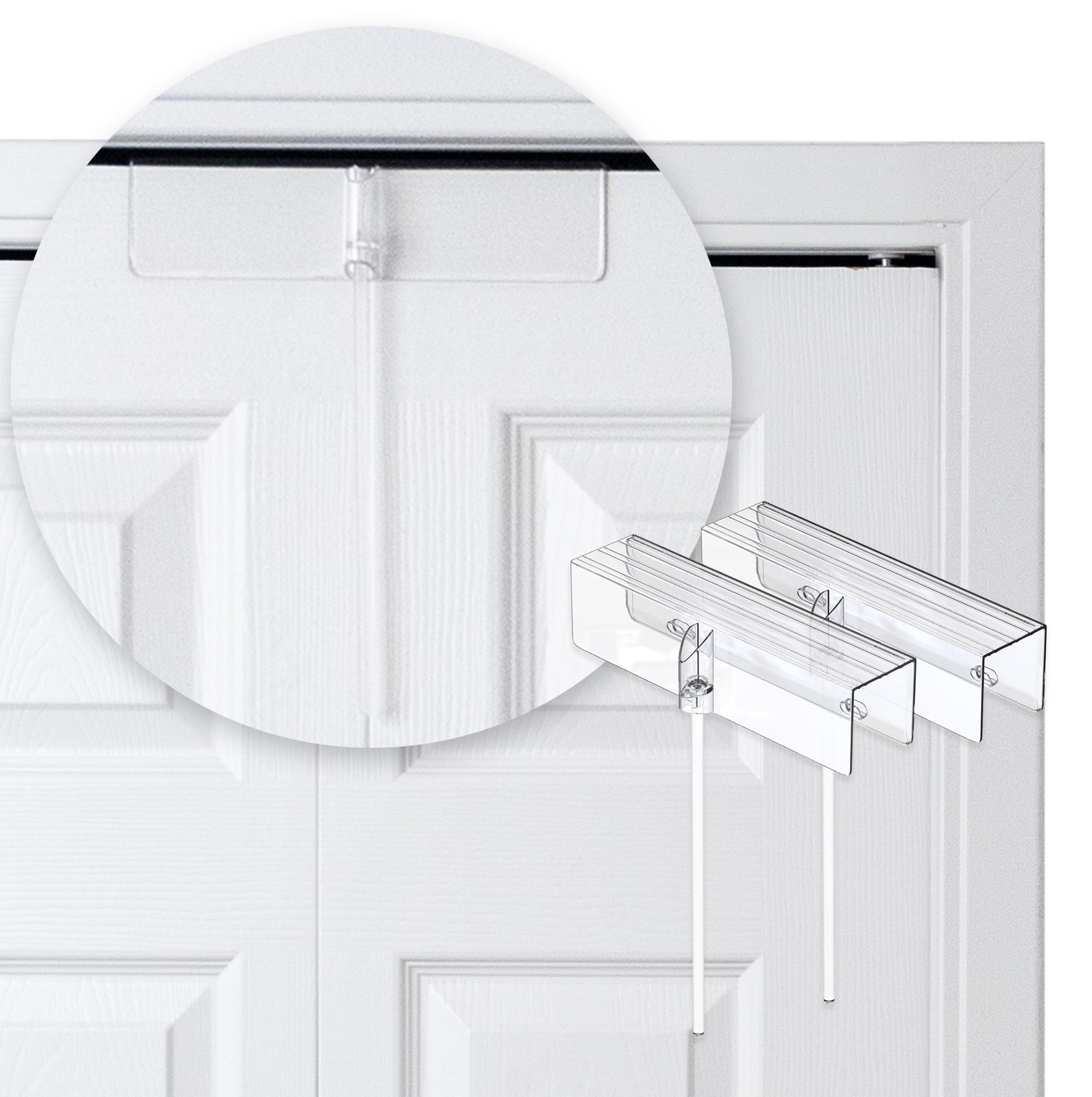 Deluxe Bi-Fold Door Safety Lock 2-Pack for Secure Childproofing