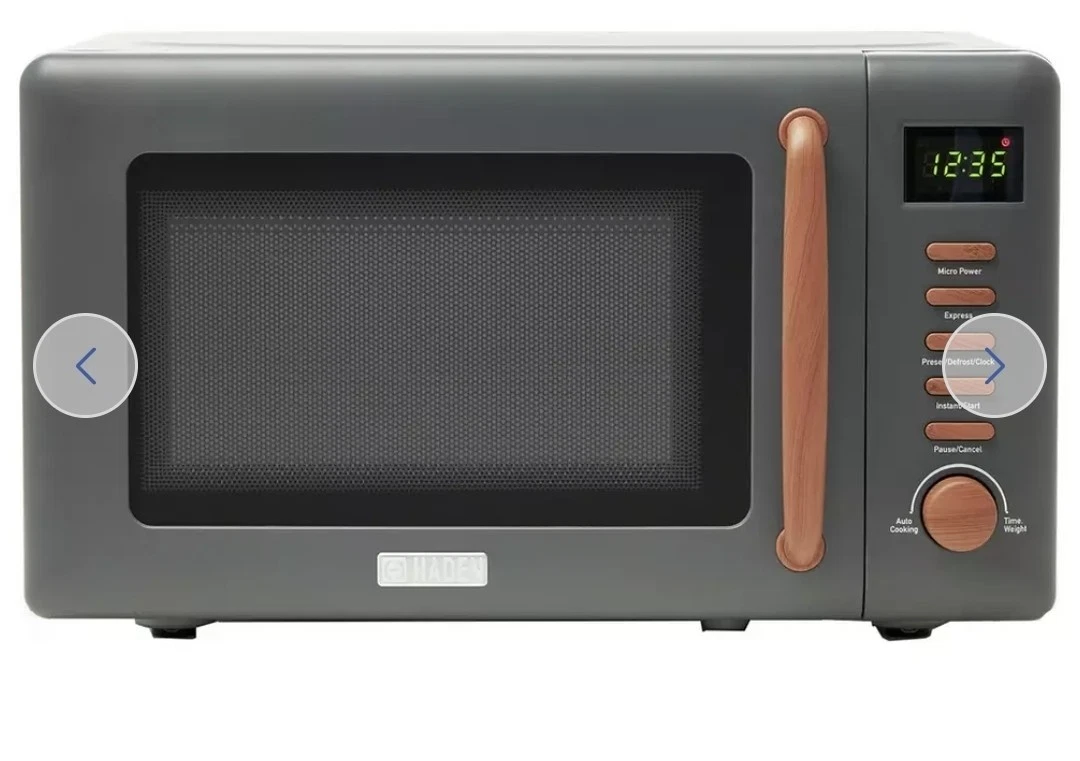 Haden Dorchester 800W Standard Microwave 201324 - Matt Grey
