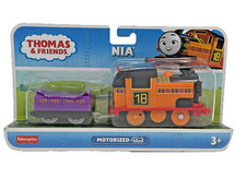 Thomas  Friends Nia Motorized Engine with Cargo Car Fisher-Price TrackMaster