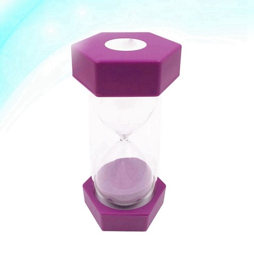 Simple Hexagon Sand Hourglass 6 Minutes Plastic Security Sand Timer Sandglass - Picture 8 of 12