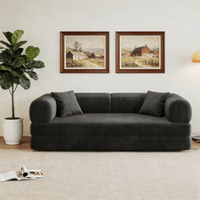 Boneless Convertible Sofa Bed 78.8" Pull Out Couch Modular Sleeper Sofa in a Box