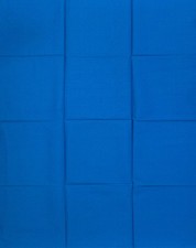 African Print Fabric/ Ankara - Solid Blue, 1 YARD