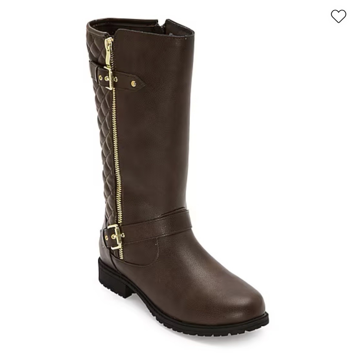 New In Bx! Thereabouts Girls Hailey Riding Boots, Brown, Size 3 M,  Retail $65