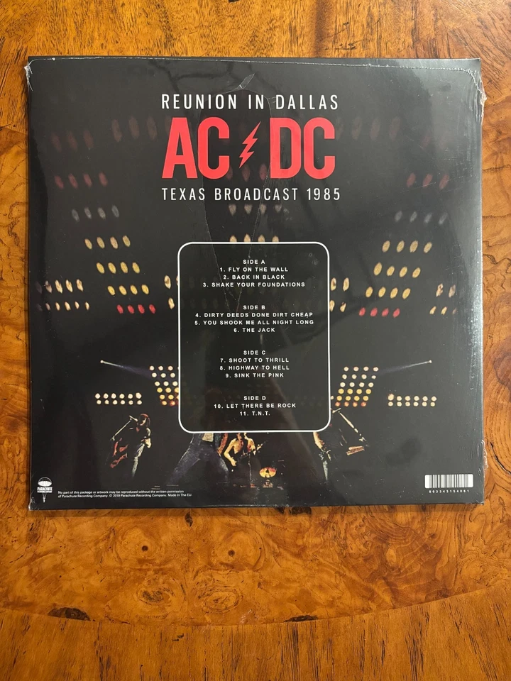 AC/DC Reunion In Dallas Texas - Live Broadcast Double Lp Sealed New (40) - Image 2 of 2