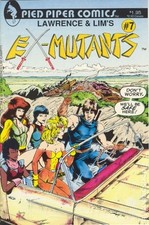 Ex-Mutants #7 VG 1987 Stock Image Low Grade