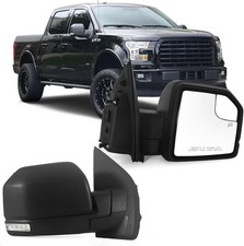 Espejo retrovisor lateral derecho pasajero para Ford F150 con cristal eléctrico y señal (8 pines)