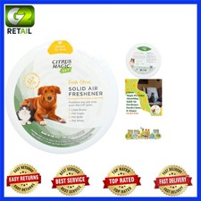 Fresh Citrus Solid Air Freshener - Pet Odor Eliminator, 8-Ounce, Chemical-Free