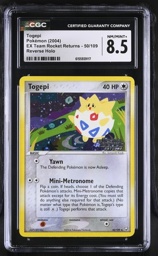 Togepi graded CGC 8.5 for sale on eBay